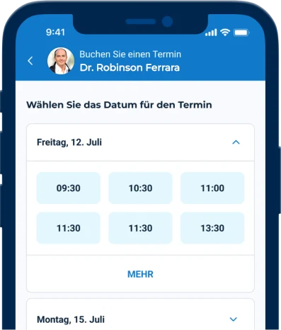 Termin online über Doctolib buchen